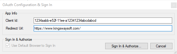 GetResponse Connection Manager Implicit Page